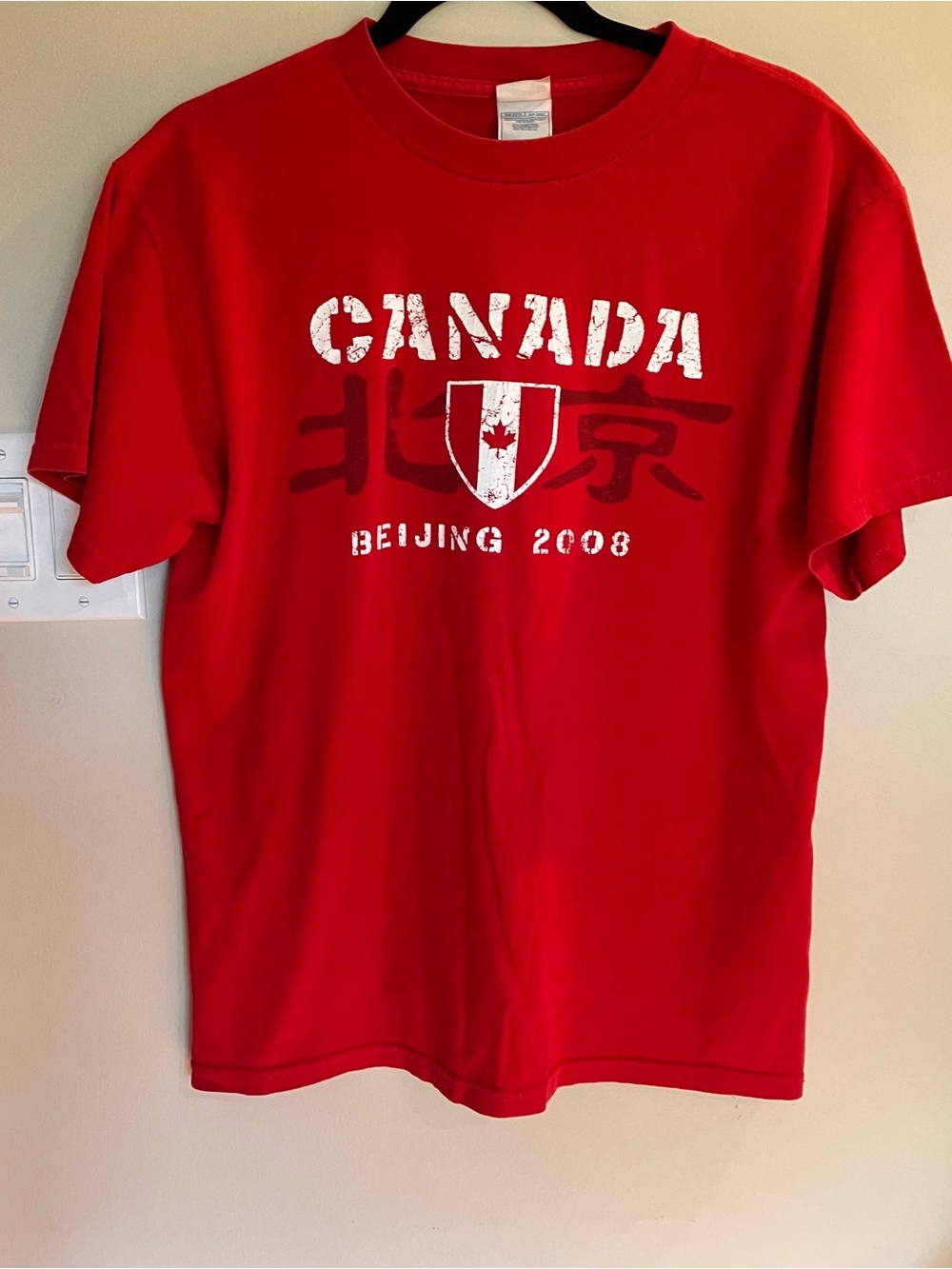 Canada Beijing 2008 Short Sleeve Graphic Tee - Red